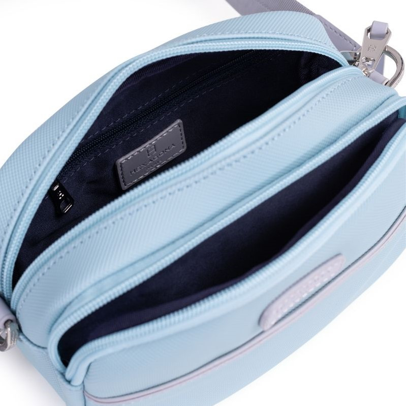 HEXAGONA Τσάντα μέσης & χιαστί γαλάζια SRA2F