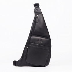FRANCINEL Τσάντα body μαύρη δερμάτινη FIA99Z