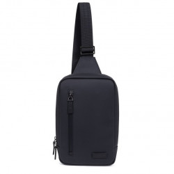 HEXAGONA Τσάντα body μαύρη σε συνθετικό με δέρμα HGE96Q