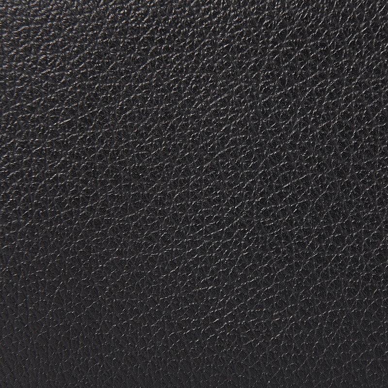HEXAGONA Ανδρικό δερμάτινο μαύρο πορτοφόλι με κούμπωμα HUA63Z