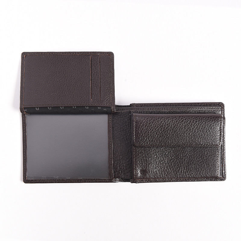 AZZARO Ανδρικό πορτοφόλι οριζόντιο σε καφέ δέρμα RFID AZS71QE