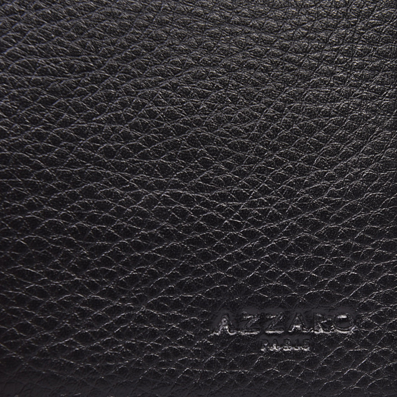 AZZARO Ανδρικό πορτοφόλι οριζόντιο σε μαύρο δέρμα RFID AZD82SK
