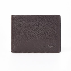 AZZARO Ανδρικό πορτοφόλι οριζόντιο σε καφέ δέρμα RFID AZD84LE