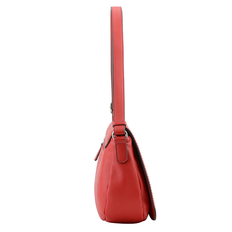 FRANCINEL Τσάντα ταχυδρόμου χιαστί με καπάκι κόκκινο COK40NJ