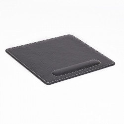 BagCity mouse pad με στήριγμα για τον καρπό σε γκρί δέρμα MOP07GR