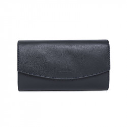 Τσάντα clutch σε μπλέ δέρμα WCD21QM