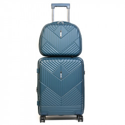 AIRTEX Σετ βαλίτσα καμπίνας & beauty case Polypropylene σε πράσινο χρώμα 38WFHH