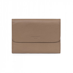 HEXAGONA Γυναικείο πορτοφόλι μεσαίο με κούμπωμα σε πούρο δέρμα G8NS15