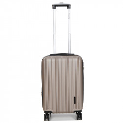 Βαλίτσα - Χειραποσκευή καμπίνας σαμπανί ABS & Polycarbon με τέσσερις ρόδες UFW9Y17