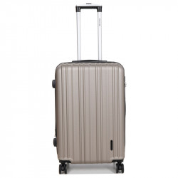 Βαλίτσα μεσαία σαμπανί ABS & Polycarbon με τέσσερις ρόδες 7ETPX3