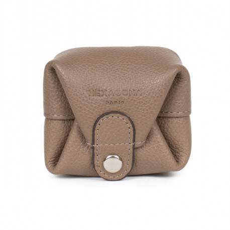 Πορτοφόλι κερμάτων σε πούρο δέρμα ECORCE002