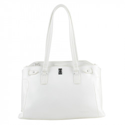 Τσάντα ώμου τριθέσια λευκή Francinel 9KQE18