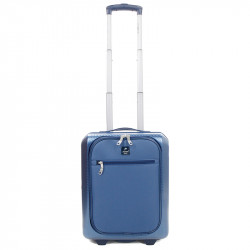 Βαλίτσα καμπίνας 4 ρόδες 45cm μπλέ Airtex polycarbonate FT2HK67