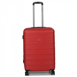 Βαλίτσα μεσαία Worldlile κόκκινη ABS με τέσσερις ρόδες TL3Q27