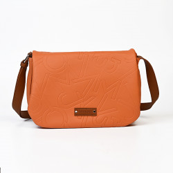 Τσάντα χιαστί Mia Joy σε πορτοκαλί χρώμα Y4ZTJ72