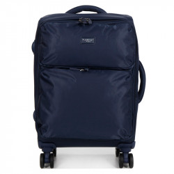 AIRTEX Μεγάλη βαλίτσα μπλε από αδιάβροχο ύφασμα με 4 ρόδες και αδιάρρηκτο φερμουάρ AIDO14R