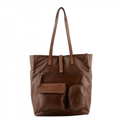 Τσάντα shopping ώμου σε ταμπά χρώμα Francinel 5CKW14