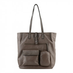 Τσάντα shopping ώμου σε πούρο χρώμα Francinel MNJ515