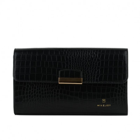 Τσάντα clutch & ώμου σε μαύρο χρώμα MIA&JOY YN7HM68