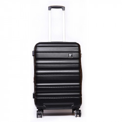 Βαλίτσα μεσαία 70+12 Λίτρα μαύρη polycarbonate με 4 ρόδες Airplus 8TCEJ88