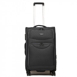 Μεσαία βαλίτσα από γκρί ύφασμα Airplus με 4 ρόδες WPY4H3