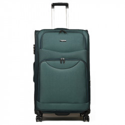 Μεγάλη βαλίτσα από πράσινο ύφασμα Airplus με 4 ρόδες 5CXYQ89