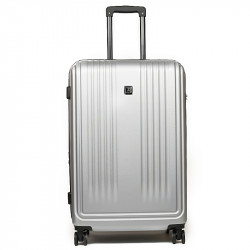 Μεγάλη βαλίτσα ασημί Polycarbonate Airplus με τέσσερις ρόδες 7B6WU89