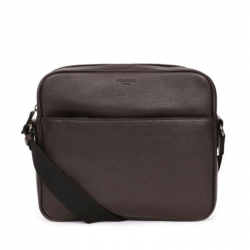 Τσάντα ταχυδρόμου σε καφέ δέρμα βούβαλου με θήκη για iPad 24RAR170
