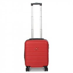 Βαλίτσα - Χειραποσκευή κόκκινη καμπίνας 45x35x20cm ABS με τέσσερις ρόδες Worldline 28RED251