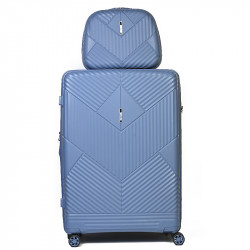 Σετ βαλίτσα μεγάλη και Beauty case σε σιέλ χρώμα Airtex 27AZZ53L