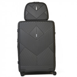 Σετ βαλίτσα μεγάλη και Beauty case σε γκρί χρώμα Airtex 27REY53L