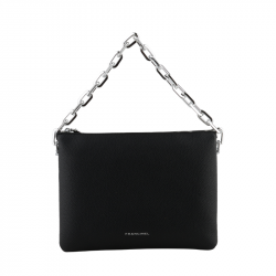 Τσάντα χιαστί τριθέσια σε μαύρο χρώμα Francinel 28WEA759