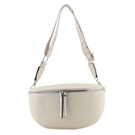 Τσάντα χιαστί σε μπέζ χρώμα Mia joy 28BHKL380