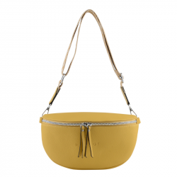 Τσάντα χιαστί σε κίτρινο χρώμα Mia joy 28RVRQ380
