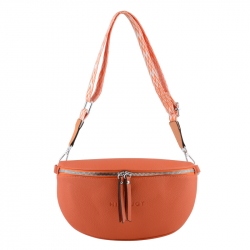 Τσάντα χιαστί σε πορτοκαλί χρώμα Francinel 28ORA380