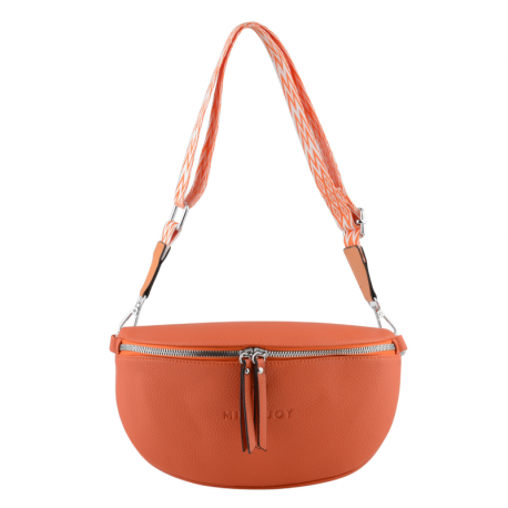 Τσάντα χιαστί σε πορτοκαλί χρώμα Francinel 28ORA380
