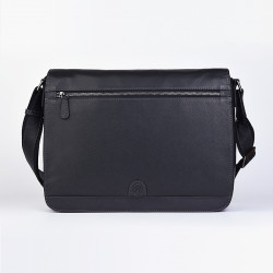 DAVID WILLIAM Leather post bag