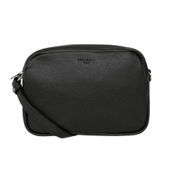 Τσάντα χιαστί διθέσια σε μαύρο δέρμα TFA69WE