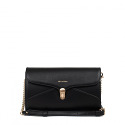 Τσάντα clutch & χιαστί σε μαύρο χρώμα 299NEG27