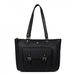Τσάντα ώμου Α4 σε μαύρο χρώμα 299BHC70