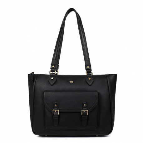 Τσάντα ώμου Α4 σε μαύρο χρώμα 299BHC70