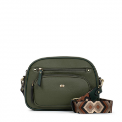 Τσάντα χιαστί σε χακί χρώμα 29XAK975