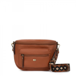 Τσάντα μέσης/χιαστί σε μαύρο χρώμα 299BLA76