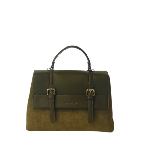 Τσάντα χειρός σε χακί χρώμα 301XAK07