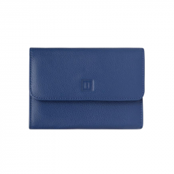 Γυναικείο πορτοφόλι μεσαίο με κούμπωμα Hexagona σε μπλέ ανοιχτό BLL88CO