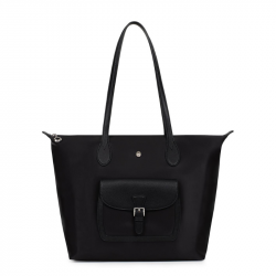 Τσάντα shopping από αδιάβροχο μαύρο ύφασμα. 299BAC80