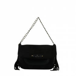 Χιαστί τσάντα σε μαύρο καστόρι 30MAY114