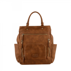 Τσάντα πλάτης – χειρός σε ταμπά χρώμα 301TAM17