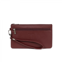 Γυναικείο πορτοφόλι σε μπορντό δέρμα 230PRU747