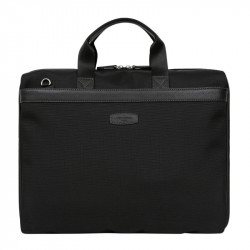 HEXAGONA Χαρτοφύλακας Ύφασμα με Δέρμα